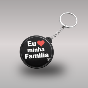 Chaveiro Eu Amo Minha Família